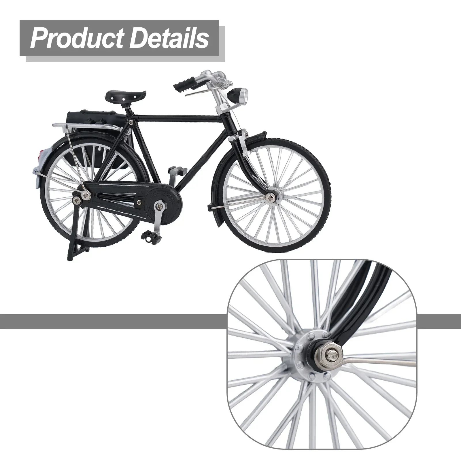 DIY Ретро модель велосипеда мини-сплавный велосипед миниатюрный имитация пальца