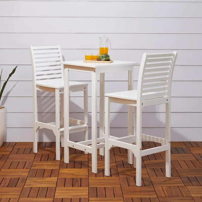 

3-Piece Bradley Outdoor Wood Bar-height Set