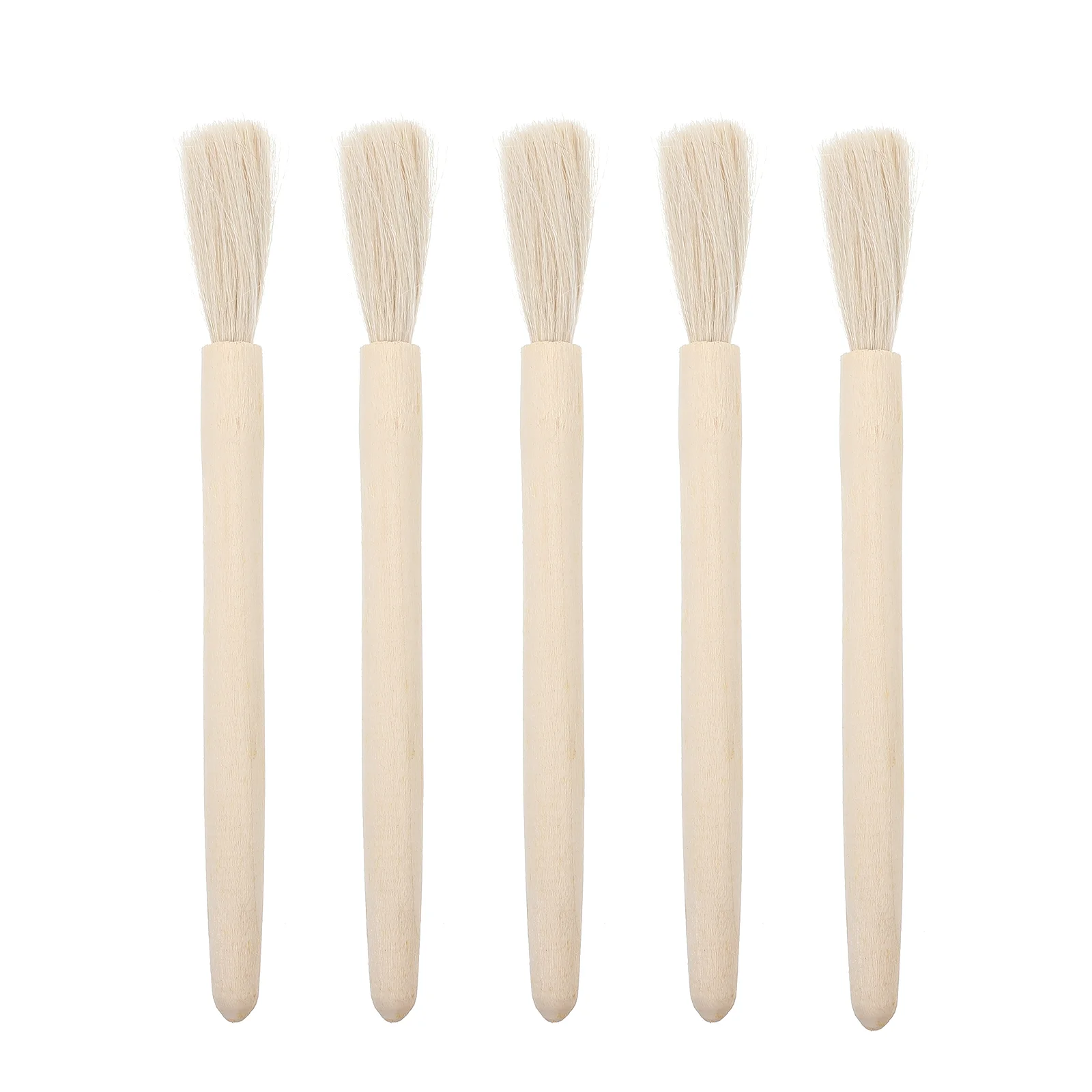 

5 Pcs Laboratory Brush Micro Brushes Scientific Portable Balance Cleaner Wooden Durable
