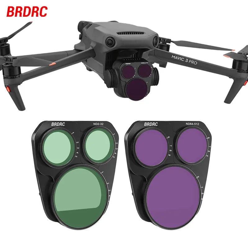

2 шт., алюминиевые линзы для Mavic 3 Pro Drone ND4 8 16 32