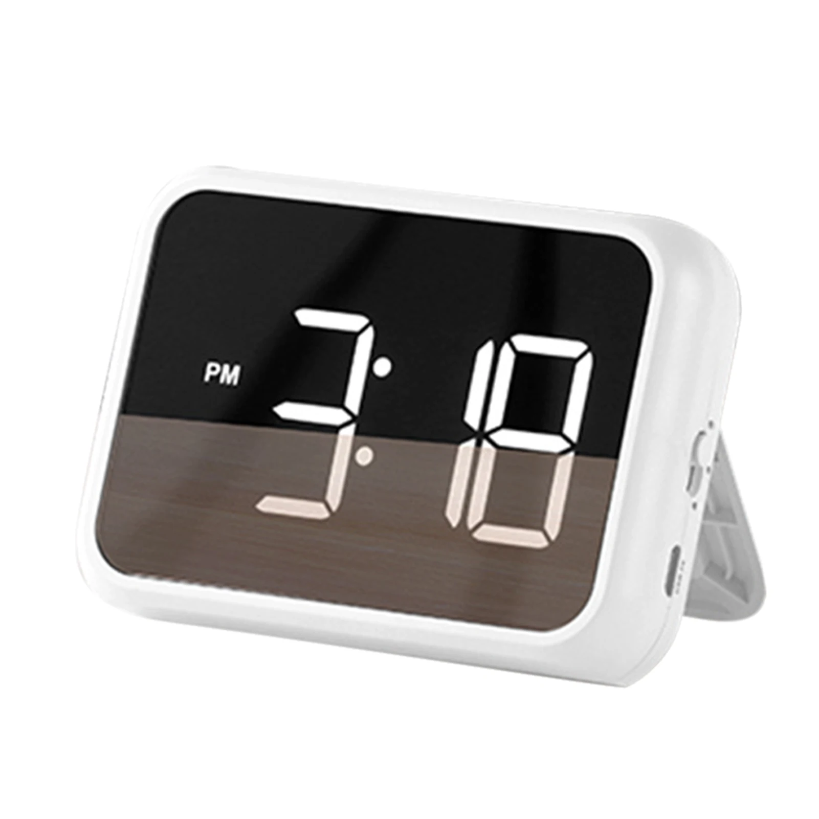 For Bedrooms 3 Level Usb Charging Desk 24hr Led Screen Easy To Set Voice Control Portable Adjustable Volume