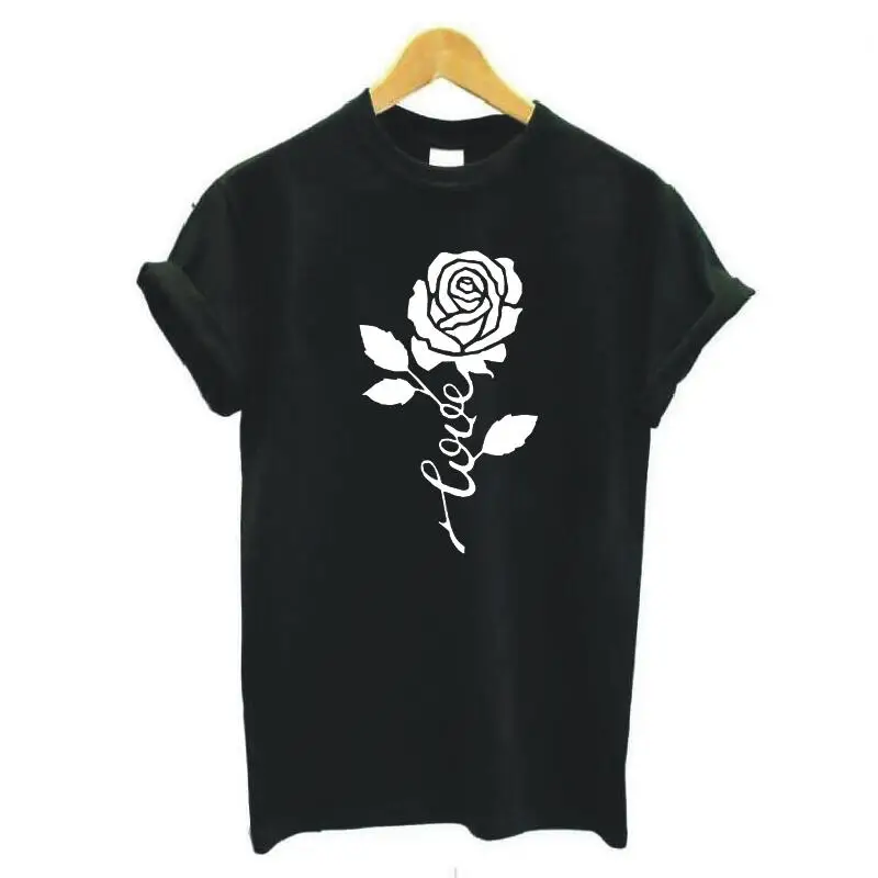 

Модная футболка с цветочным принтом, женские топы, хлопковая Повседневная футболка, летняя футболка с коротким рукавом в стиле Харадзюку, ф...