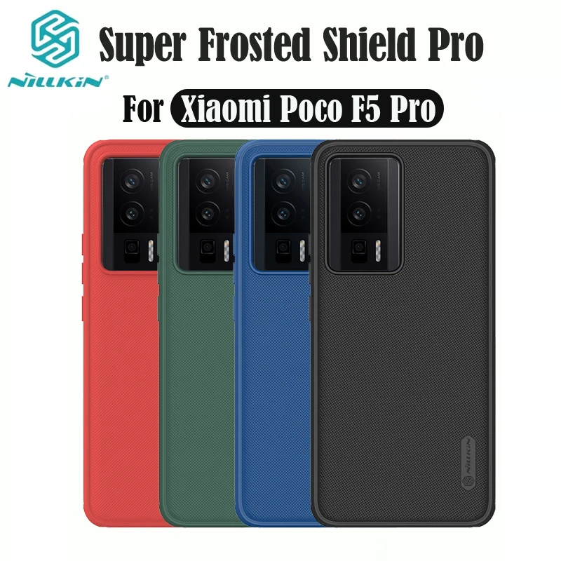 

Nillkin For Xiaomi Poco F5 /F5 Pro Case Super Frosted Shield Pro TPU Frame PC Shell Luxuly Business Back Cover For Poco F5 Pro