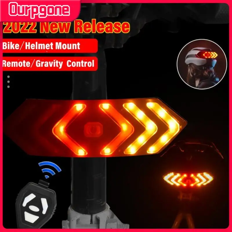 

Powerful Battery Life Remote Control Taillight Life Waterproof Usb Charging Gravity Sensing Tail Lamp 500ma Battery Capacity