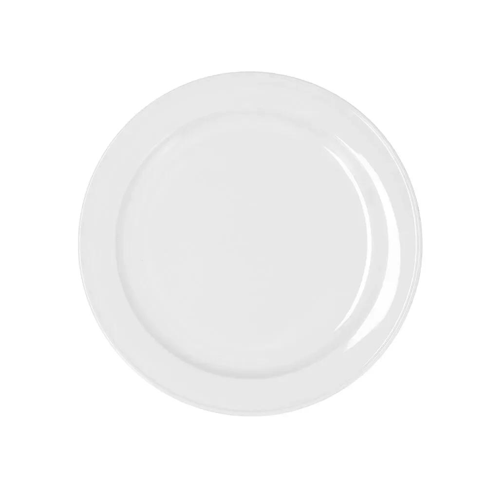 

NEW IN Flat plate Glacial Ceramic White (24 cm) (Pack 6x)