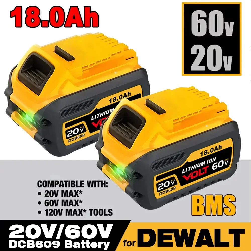 Аккумулятор для Dewalt DCB200 MAX 18 Ач