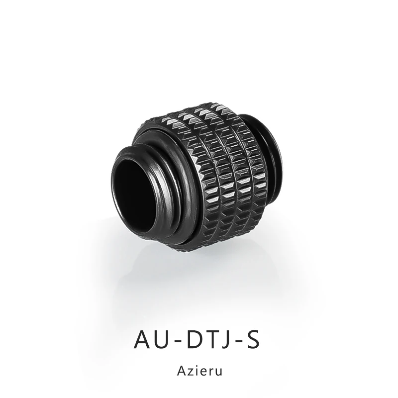 

Azieru G1/4'' to G1/4'' Dual External Thread Connection double male adapter thread 4.5MM connector for water cooling AU-DTJ-S