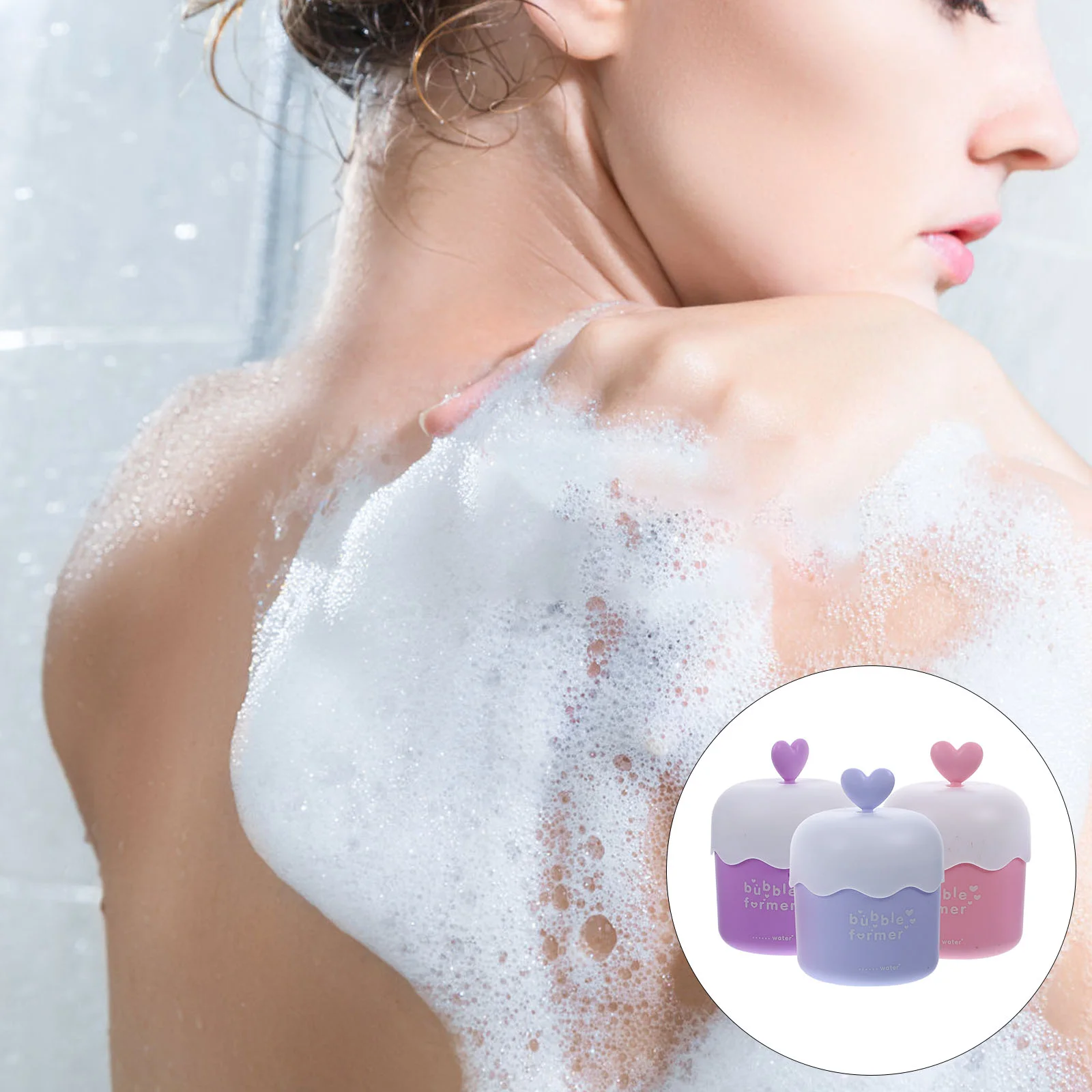 

3 Pcs Push Whip Maker Face Tools Facial Cleanser Foam Cup Skin Care Foamer Wash Soap