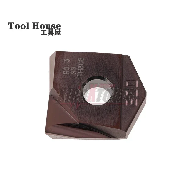 

Hitachi/MOLDIND CNC milling insert ZCFG200SG-R0.3 TH308 R10 ball blade