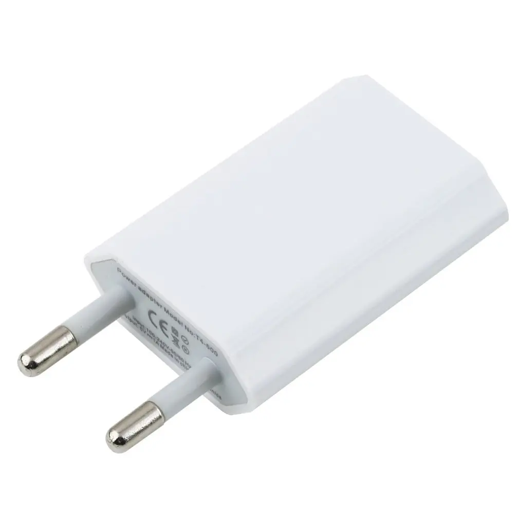 Portable Patented Circuit Board Design USB Mobile Phone Power Home Wall Charger Adapter for iPhone 3G 3GS 4 4S EU Plug