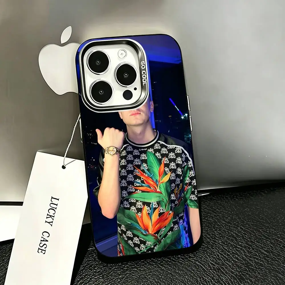 Фото Чехол для телефона T-Trash Streamer Mellstroy для iPhone 17, 16, 15, 14, 13, 12, 11 Plus, Pro Max, XS, цветной, серебристо-черный №2