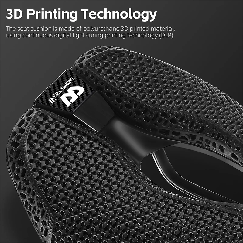 WEST BIKING 3D печатное велосипедное седло полый велосипедный сотовый фотоэлемент для