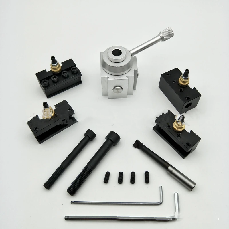 

12 шт. мини токарный станок с ЧПУ держатель инструмента быстросменный инструмент держатель резака набор винтов Расточная штанга токарный ст...