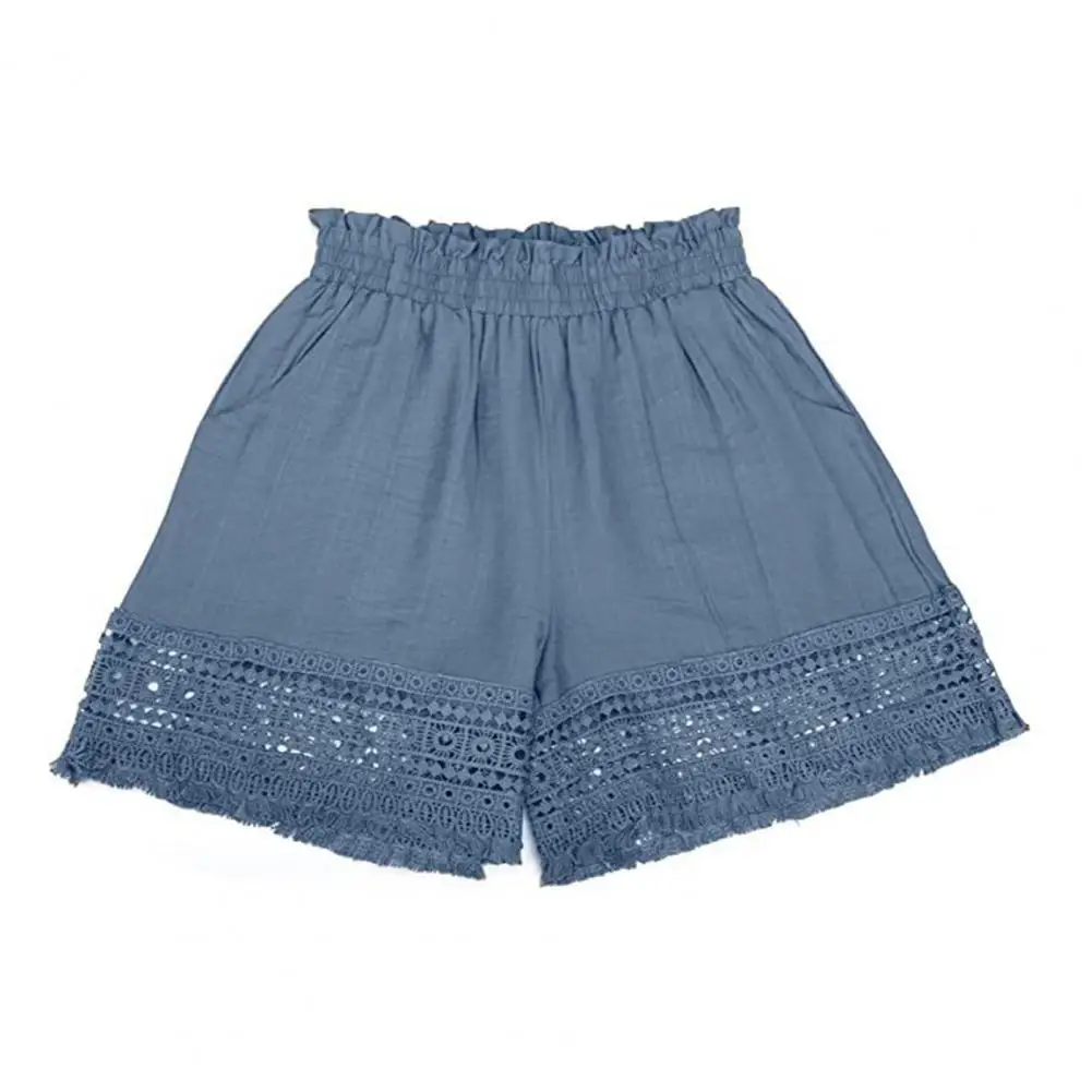 

Summer Pants with Pockets S-XL Casual Wear Summer High Waist Casual Straight Short Pants Woman Shorts Commuter Wear