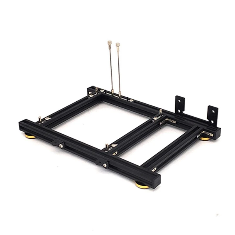 

Aluminum Test Bench Computer Open Frame Air Case HTPC PC Games GPU Twist In Cable Clamp DIY Kits