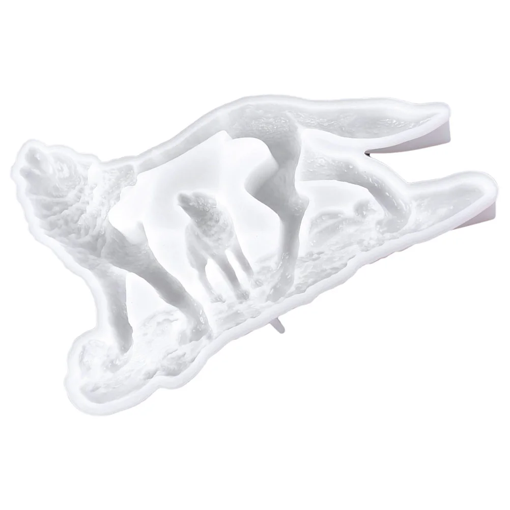 

Wolf Casting Mold Reusable Silicone Mold Wolf Crafts DIY Mold Epoxy Resin Mold Wolf Making Mold