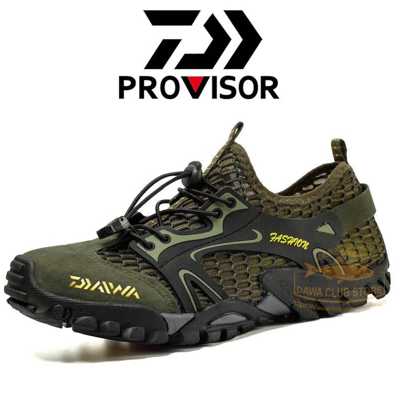 

2022 summer DAIWA fishing non-slip breathable hollow men's shoes outdoor leisure wading shoes hiking shoes fishing creek shoes