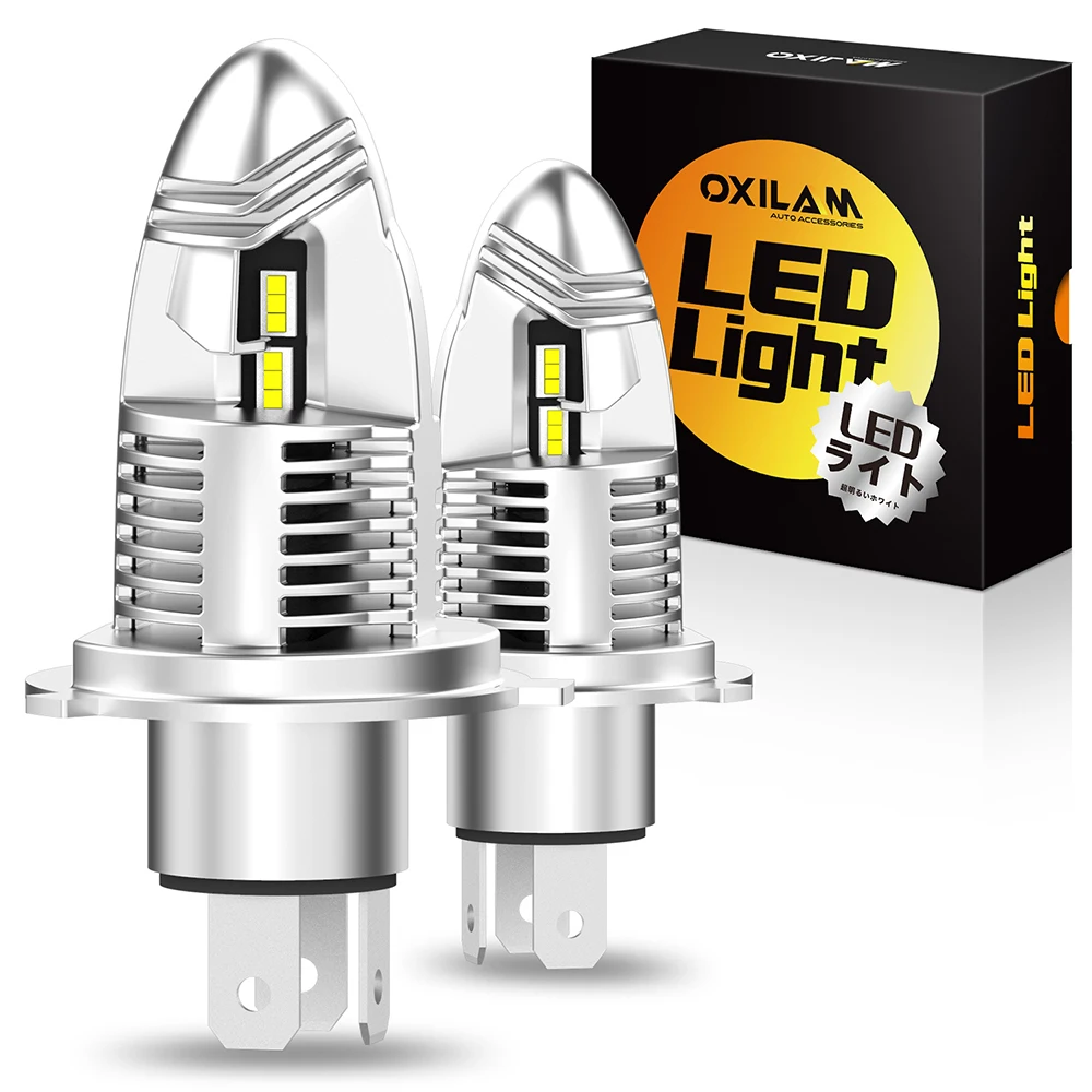 

2X 16000LM Mini H4 LED Headlight Bulb 9003 High Low Beam Head Light 12V H4 LED 6000K Fanless Car Headlamp CSP Chip HB2 LED Bulb