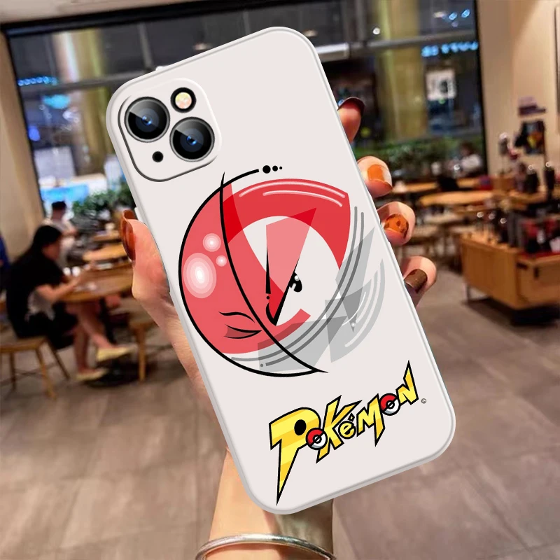 Японский мультяшный Прозрачный чехол для телефона с покемоном iPhone 13 12 11 Pro Mini X XR XS