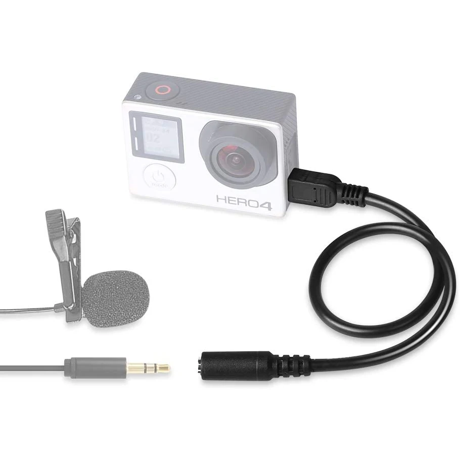 NUOLIANXIN 3 5 мм Женский до Pin Mini USB Мужской микрофонный кабель адаптера | Электроника