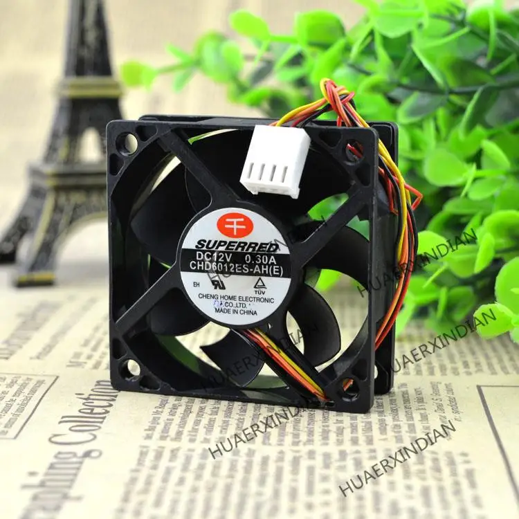 Новый CHD6012ES-AH 6CM6020 12V0.30A 4PWM комплект для сборки охлаждающего вентилятора