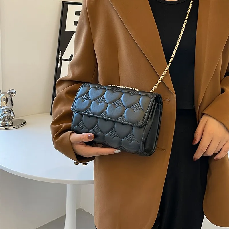 

2023 Women's Shoulder Bag Pu Leather Lingge Pattern Women's Straddle Small Bag Brand Designer Simplicity Girl's Purse Handbag