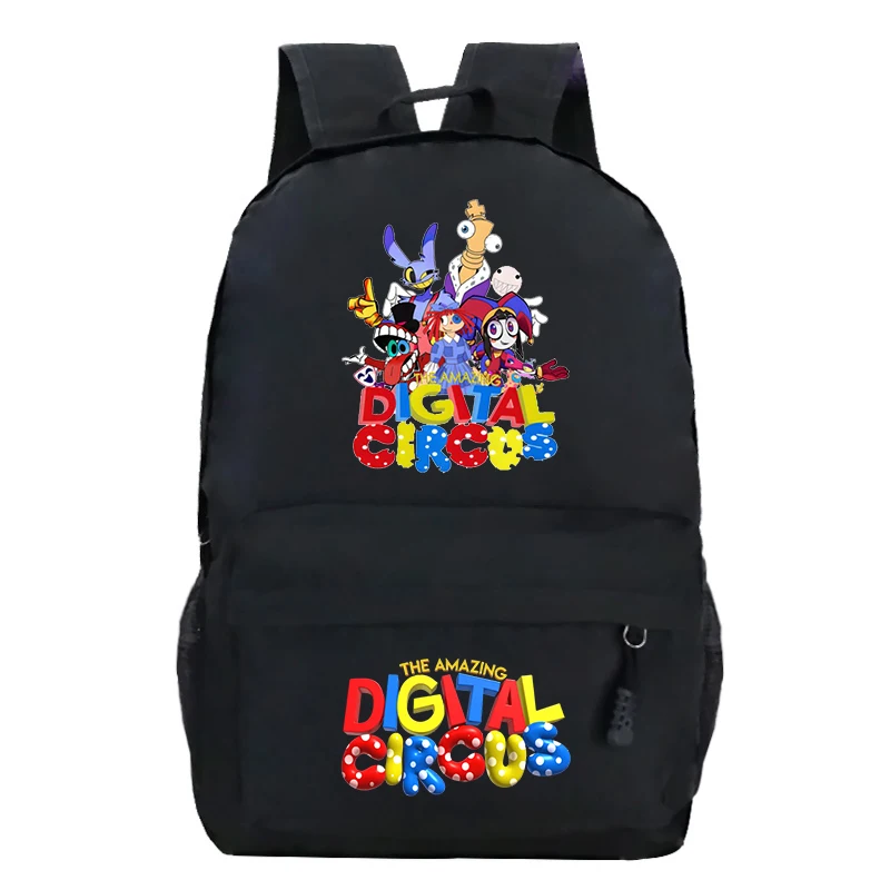 Anime The Amazing Digital Circus Jax Backpacks Pomni Student Daily School Bags Boys Girls Travel Bag Kids Back To Bookbag