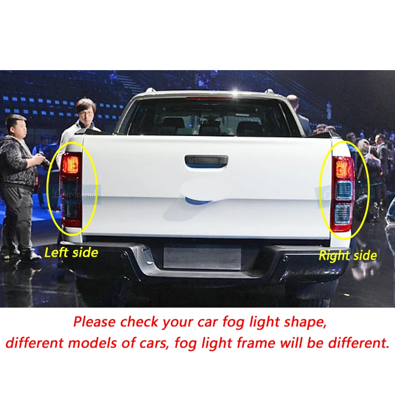 Для Ford Ranger T6 T7 T8 2012-2020 автомобильные черные матовые внешние колпачки задних фар