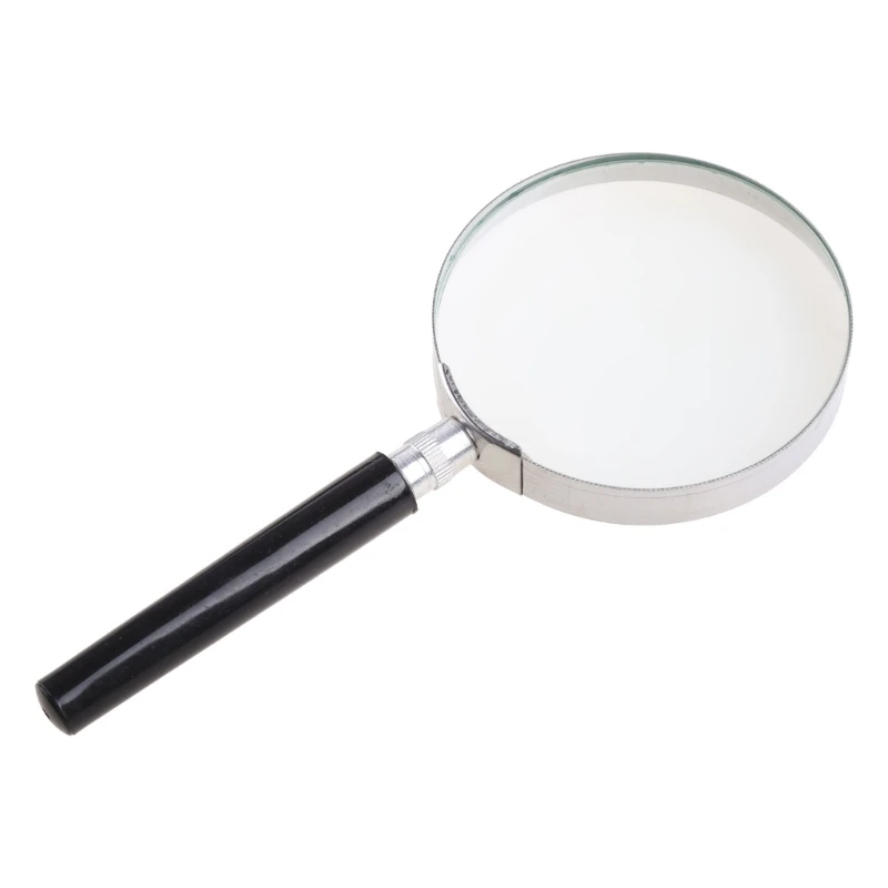 

75mm Portable 5X Handheld Handy Magnifier Magnifying Glass Lens Magnification