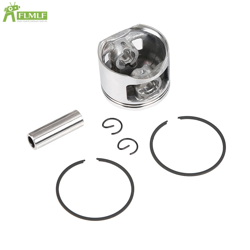 

43mm Double Ring Piston Kit for 45CC Engine ROFUN Zenoah CY Fit 1/5 HPI ROFUN ROVAN KM BAJA Losi 5ive T FG GoPed RedCat