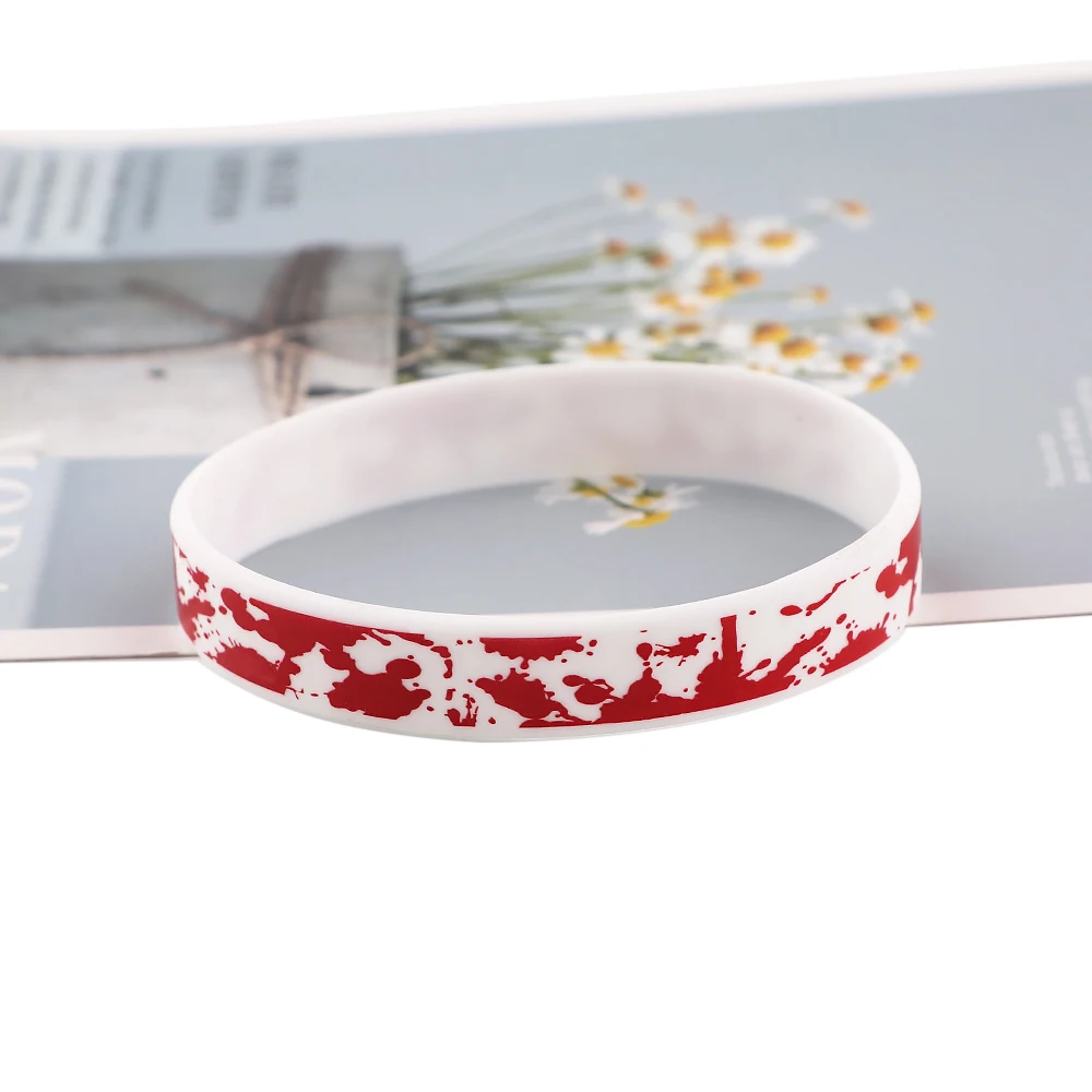 J3701 Fashion Blood Doctor Medical Bracelets Trendy Silicone Rubber Band Wristbands Hand Bangle Men Women Jewelry Gifts |