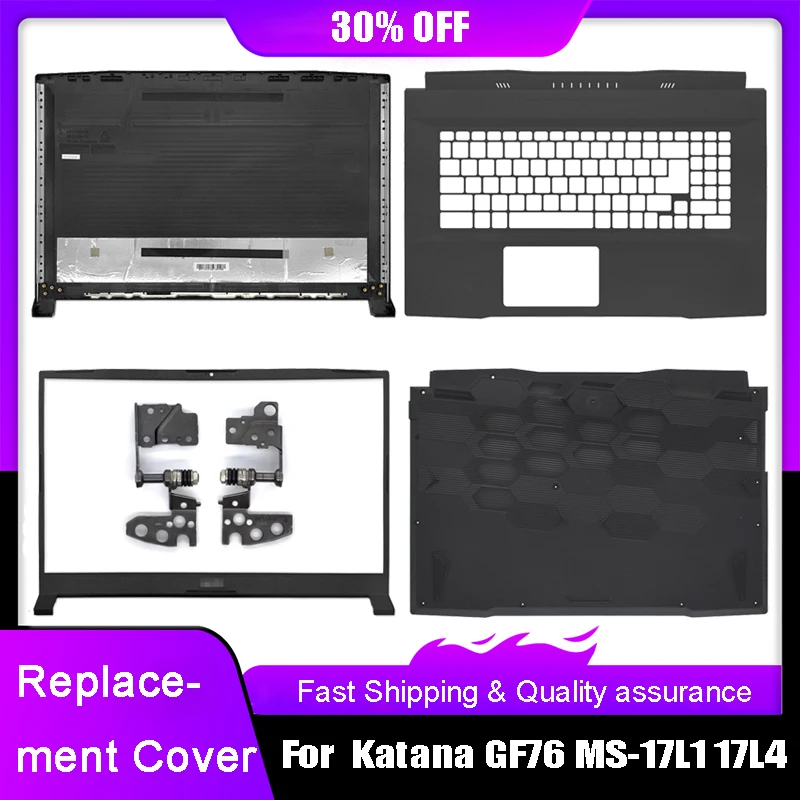 Новая задняя крышка ЖК-дисплея для ноутбука MSI Katana GF76 MS-17L1 17L4 передняя панель упор
