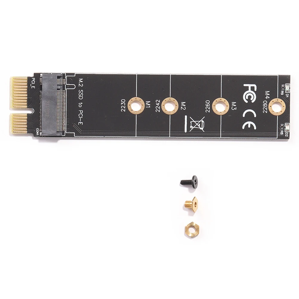 

PCI-E 1X to M.2 Key M Adapter Card Support PCI-E M2.SSD NVMe SSD M.2 PCIE X1 Hard Drive Reader PCI-E PCI Express M Key Connector