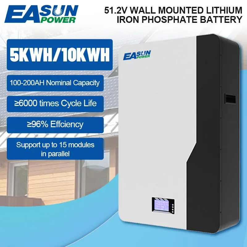 

Аккумулятор Easun Powerwall, 48 В, 10 кВт, 6000 Ач