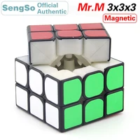 shengshou mr m 3x3x3 magnetic magic cube sengso 3x3 magnets speed puzzle antistress educational toys for children