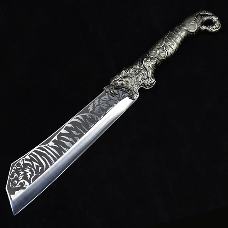 

9.5 Inch Wood Chopper Knife Sharp Long Hatchet Machete Longquan Kitchen Knife Chop Big Bone Poultry Tools Handmade China Messer