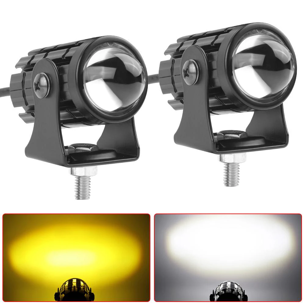 

Фасветильник мотоциксветильник ная светодиодная водонепроницаемая, 2 шт., для мотоциклов, внедорожников, грузовиков, кроссоверов, мотовездеходов