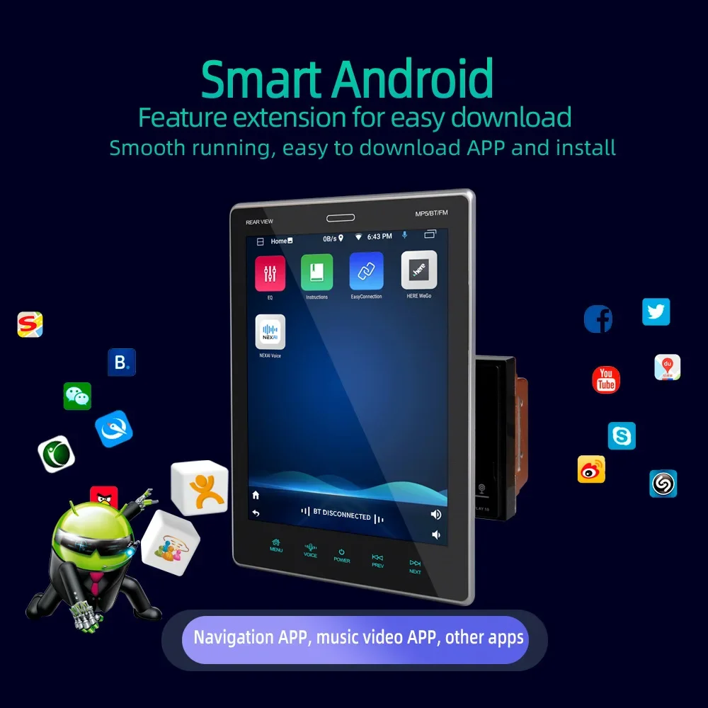 Автомобильный мультимедийный DVD-плеер универсальный 2 Din android 11 автомобильный