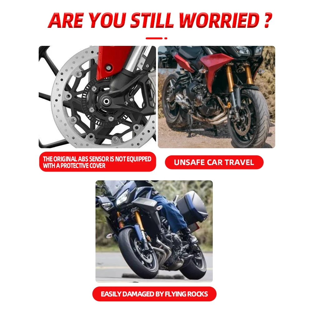Крышка Датчика ABS Для Yamaha MT-09 MT09 SP Tracer 900 GT FJ-09 FZ-09 Передние И Задние Защитные