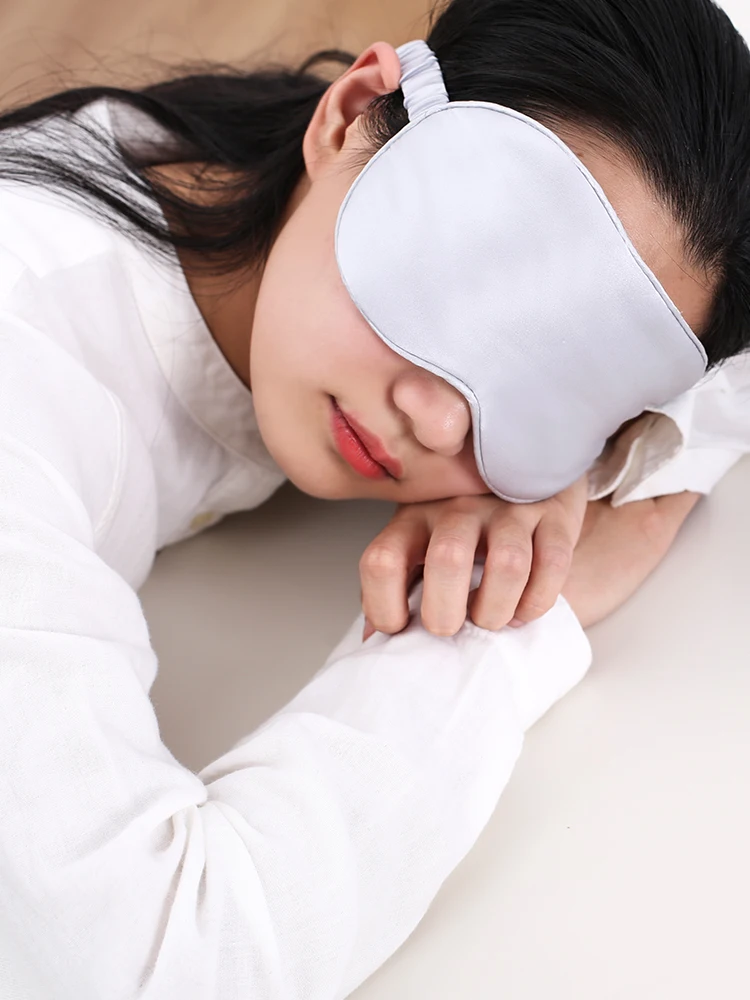 

Imitated Silk Eye Patch Shading Sleep Eye Mask Eyepatch Travel Relax Cover Eyeshade Health Sleeping Shield Eye Care Tools