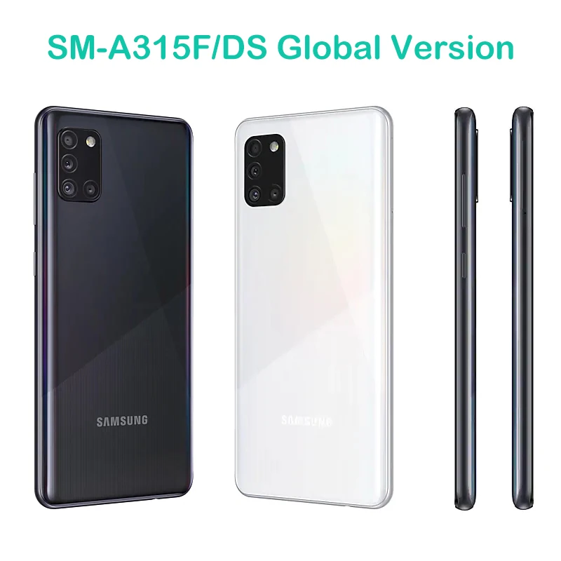 Samsung Galaxy A31 6.4Inch Global Version A315F/DS 4G LTE Cellphone 4GB RAM 128GB ROM 48MP 5000mAh Dual SIM Android Smartphone