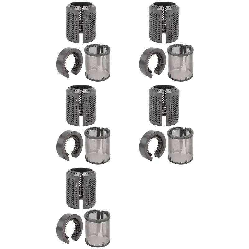 Фото Внутренний фильтр EMECE-5X + внешний фильтр-корзина для фена Dyson, модели HD01, HD03, HD08, с щеткой для чистки фильтра A №1