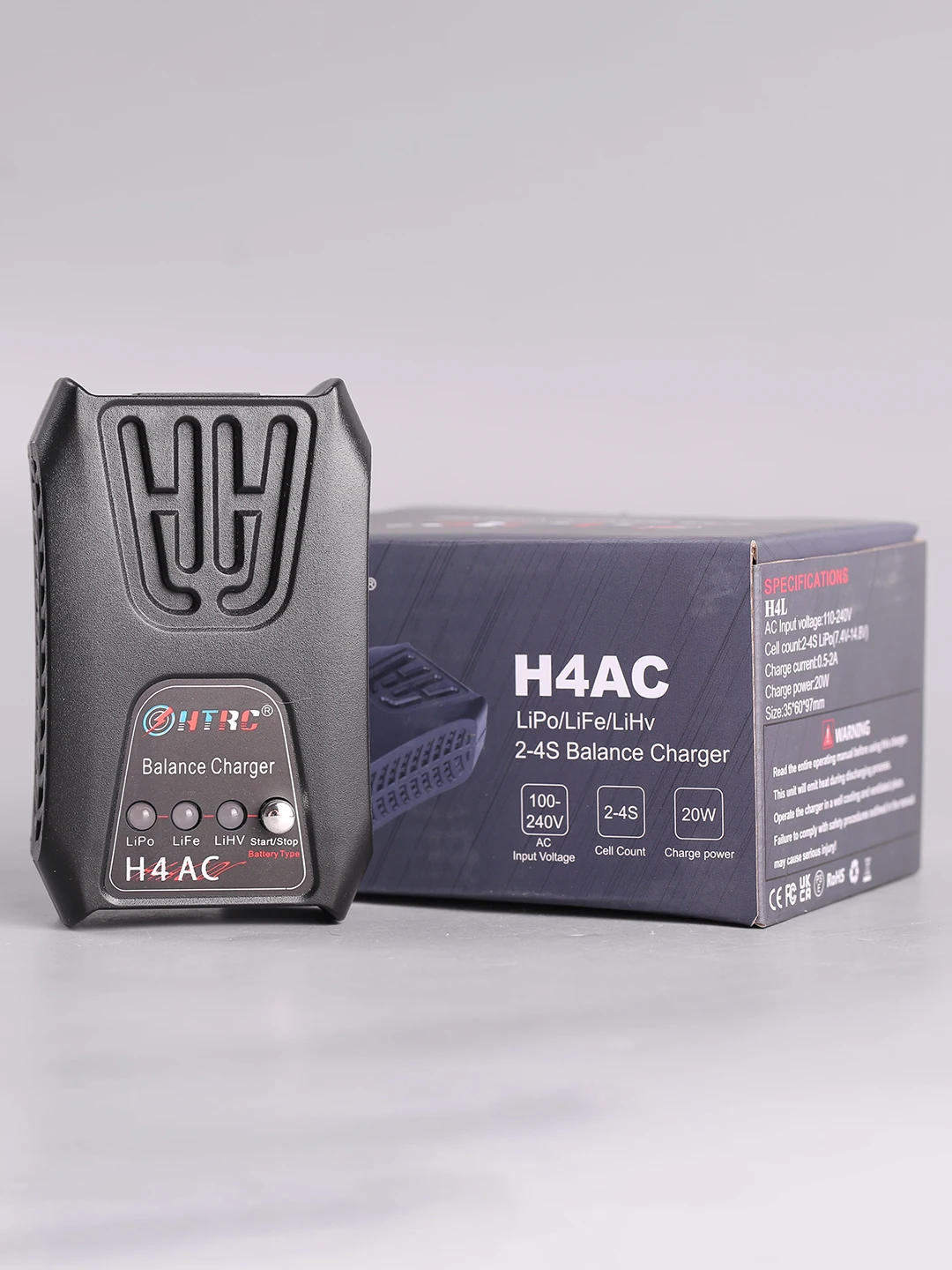 HTRC H4AC 20 Вт 2A Lipo Батарея Blance Зарядное устройство для 2-4s LiFe LiHV Карманное зарядное RC с