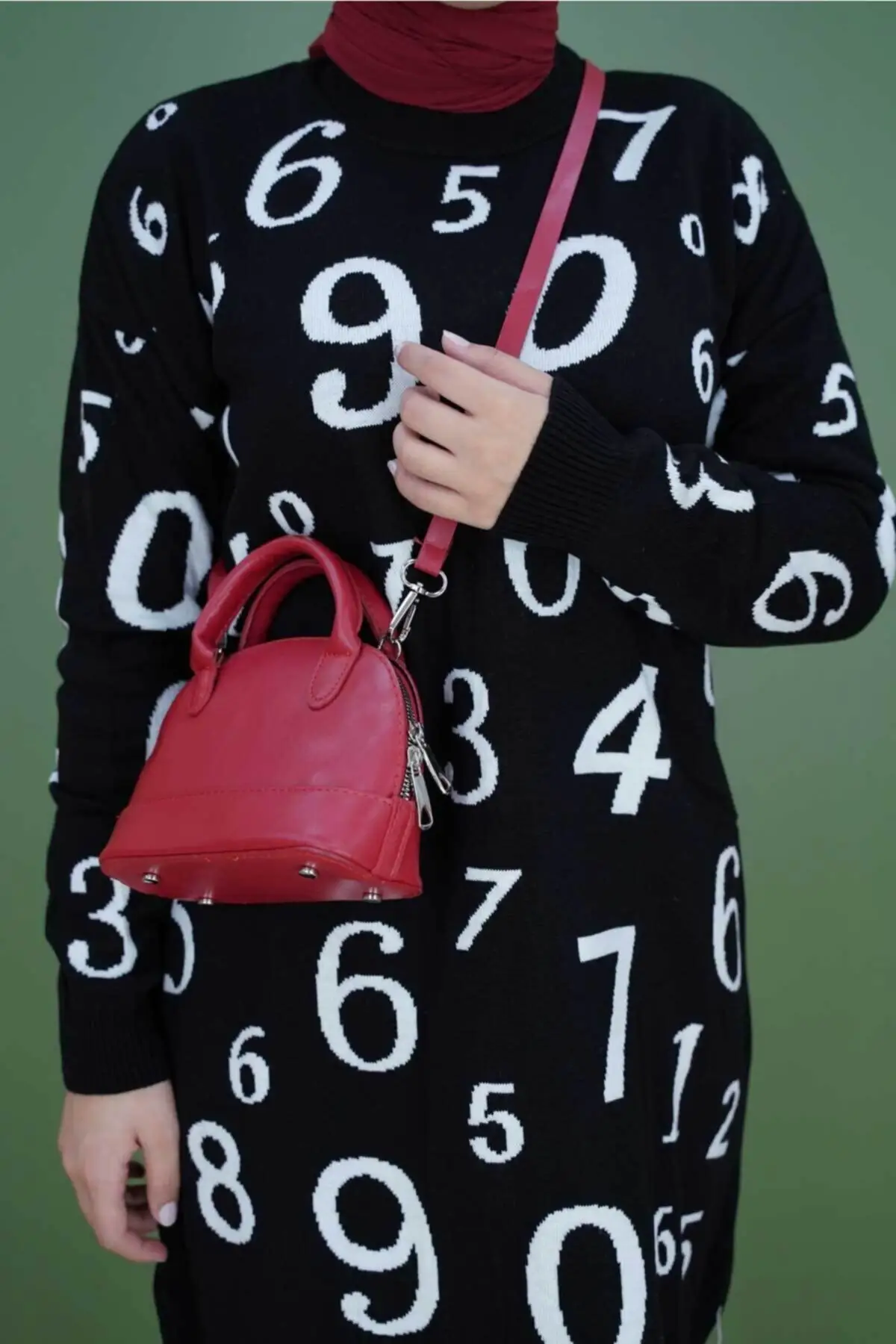 

Number of Female Pattern Black Sweater Women Muslim Sweater