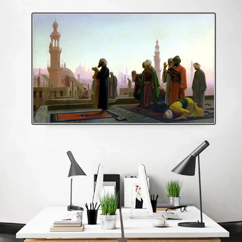 Жан-Леон Гером &quotМолитва&quot Холст Картина маслом Эстетика Искусство Современный