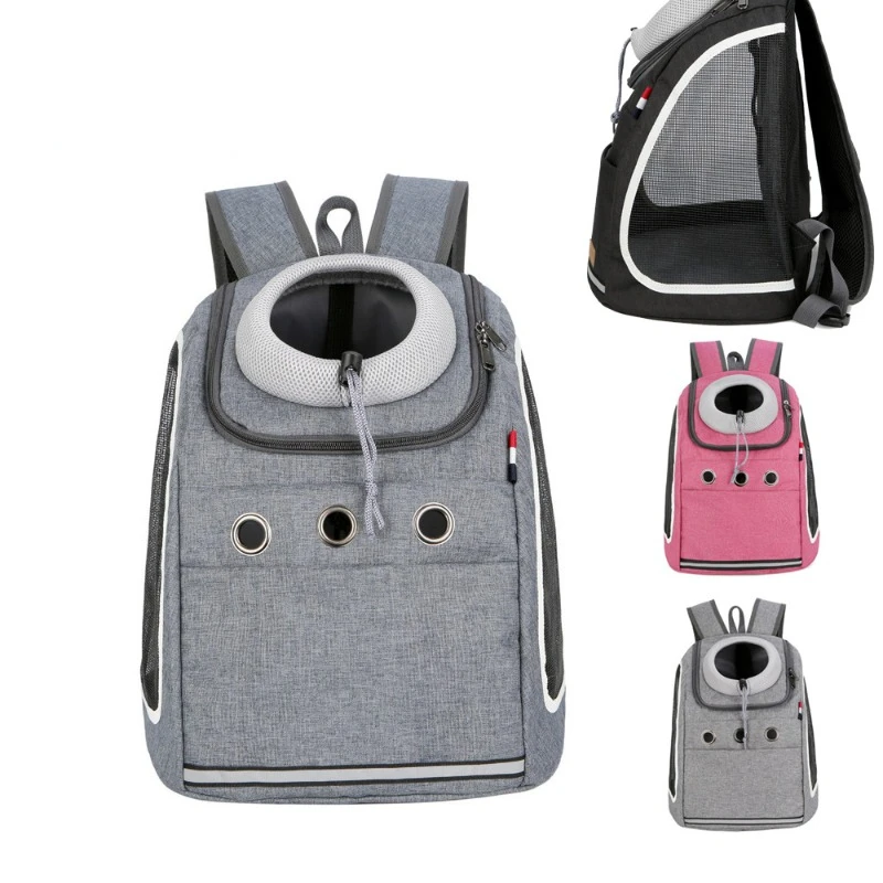 Portable Pet Carriers Breathable Mesh Cat Backpack Foldable Large Capacity Cat carrier Bag Outdoor Travel Pet Supplies