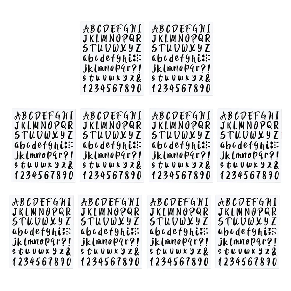

Stickers Number Letter Numbers Sticker Small Letters Trash Can Decals Self Adhesive Cars Graduation Cap Notebook