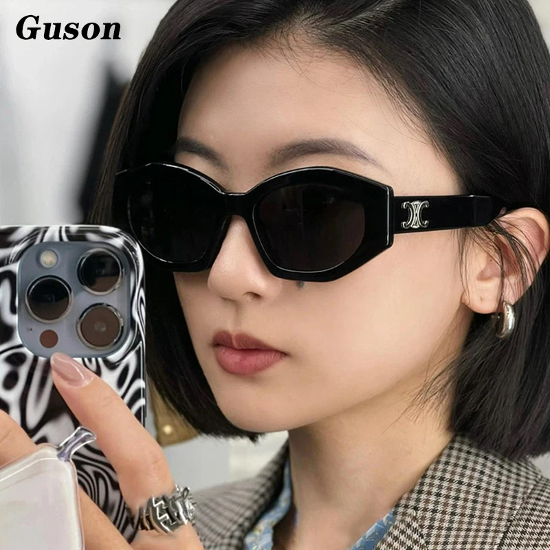 

Retro Polygon Sunglasses for Women 2023 New Fashion Design Square Sun Glasses Female Elegant Decoration Eyewear Shades UV400