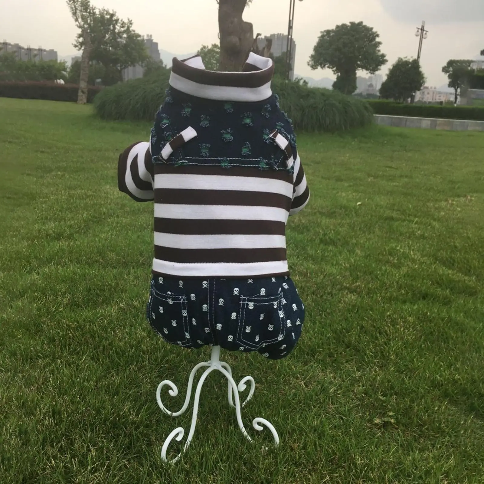 

Metal Pet Clothing Display Rack Hangers Portable Mannequins Model Stand Cat Clothes Pet Clothes Hanger for Pet Supplies Store