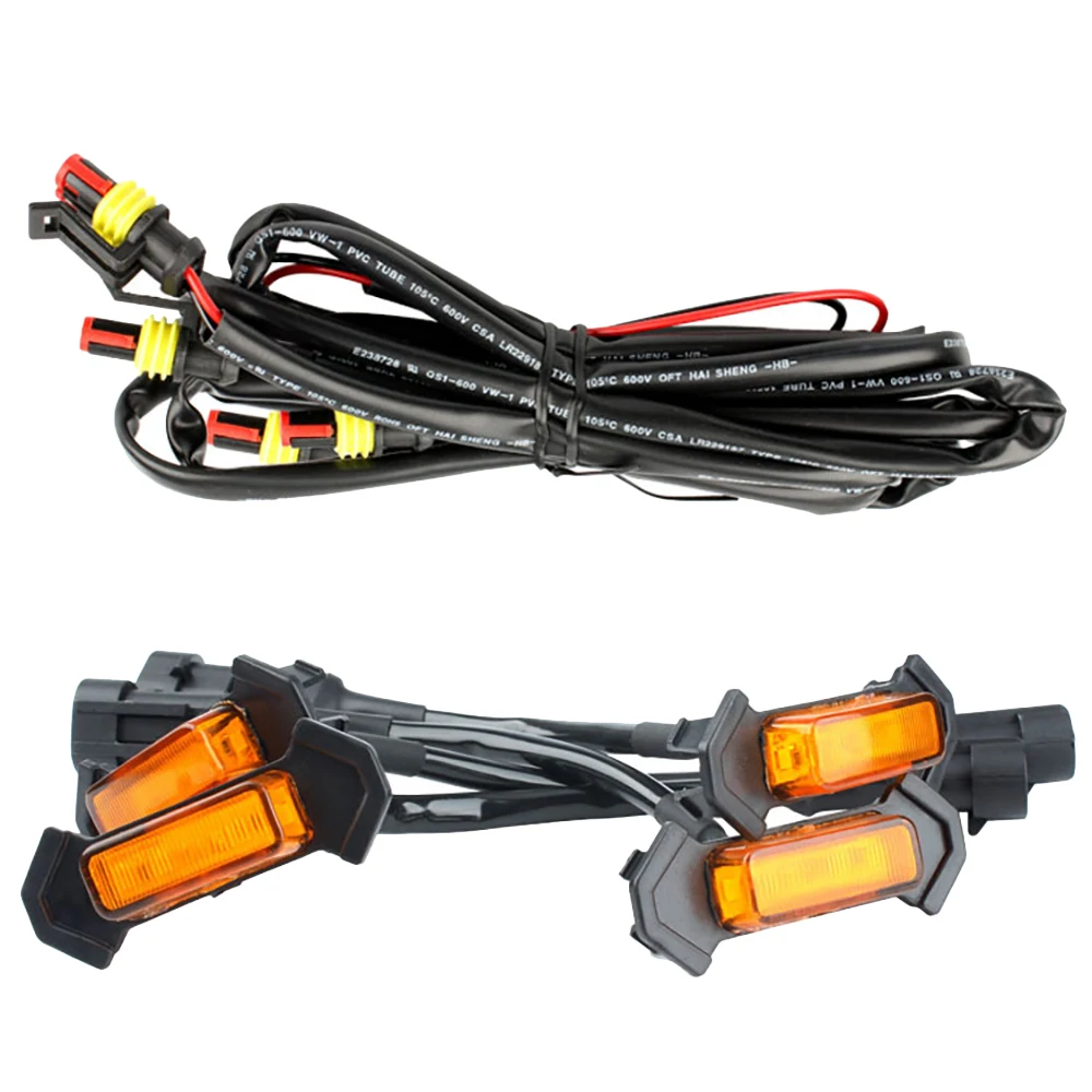 

for Toyota Tacoma TRD 2016 -2020 Front Grille Lighting LED Grille Lights Kit 4 PCS(Amber Shell Yellow